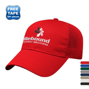 Value Cotton Twill Constructed Cap with Mesh Back - CA5060