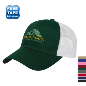 Value Two Tone Cotton Twill Constructed Cap with Mesh Back - CA5065