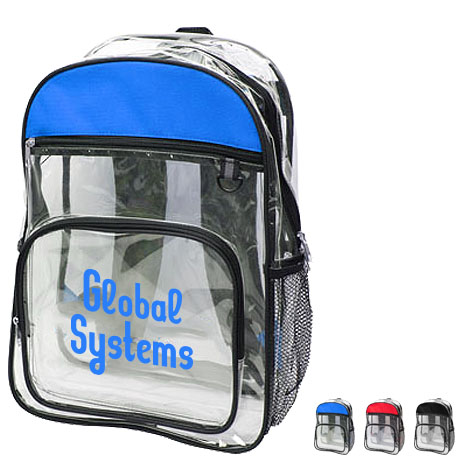 Product Photo 1 See-Through Clear Backpack