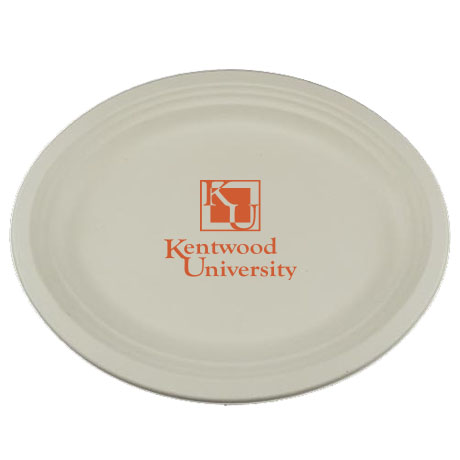 Product Photo 1 Biodegradable Round Paper Plate, 12-1/2"