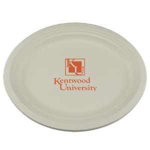 Biodegradable Round Paper Plate, 12-1/2" - TN1225