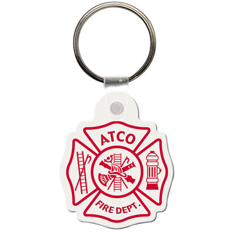Product Photo 1 Soft Vinyl Key Tag, Maltese Cross