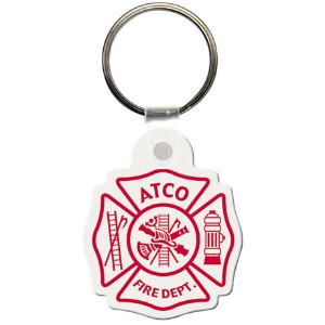 Soft Vinyl Key Tag, Maltese Cross - TAG950