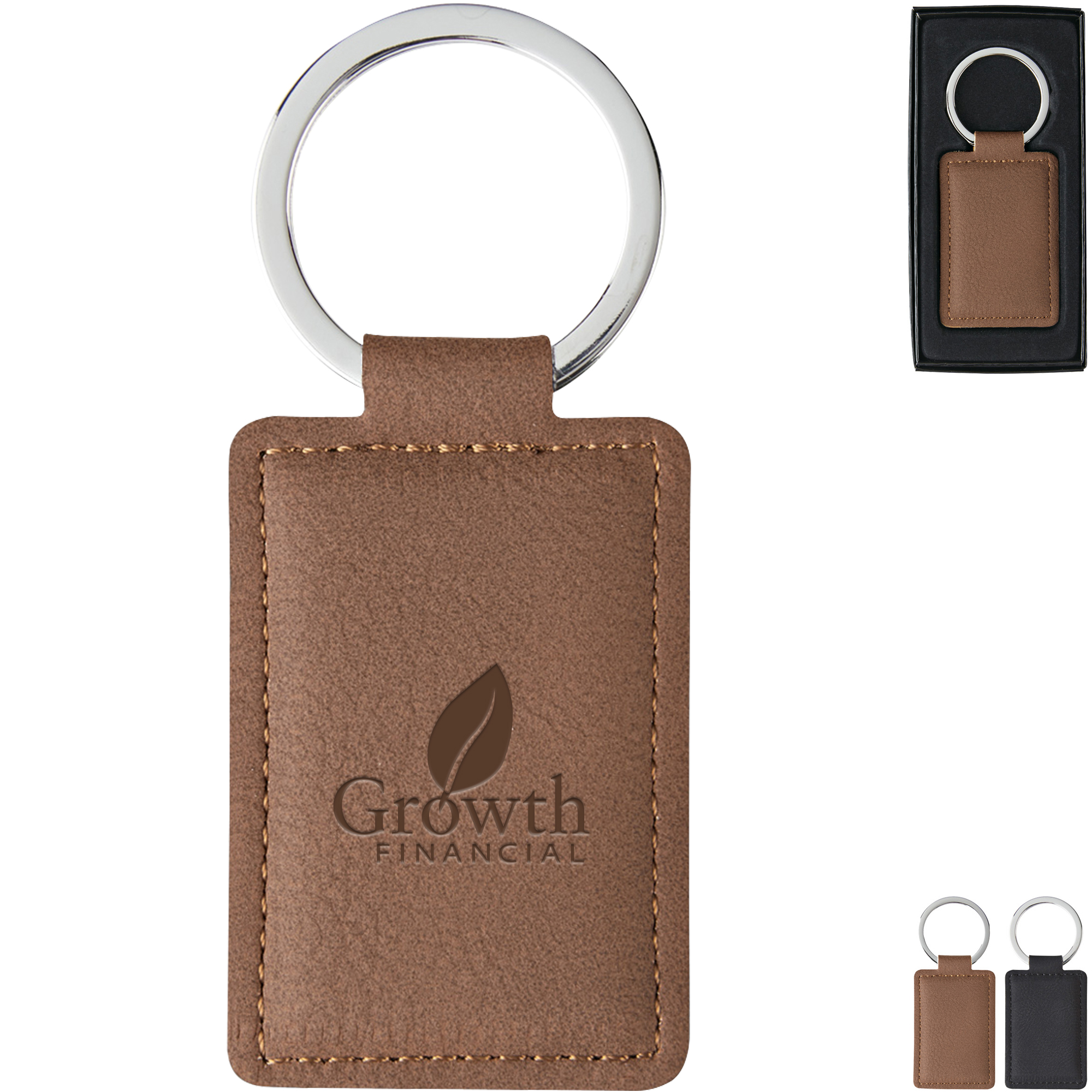 Product Photo 1 Leatherette Executive Key Tag