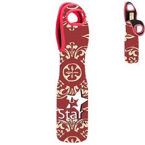 Single Bottle Neoprene Wine Tote Sleeve - NM1151