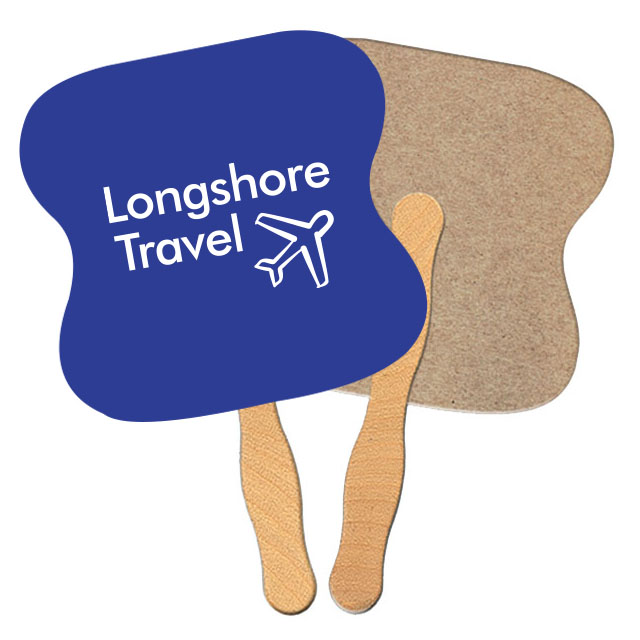 Product Photo 1 Hourglass Recycled Paper Hand Fan