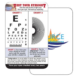 Vision Chart Wallet Card - TD1010