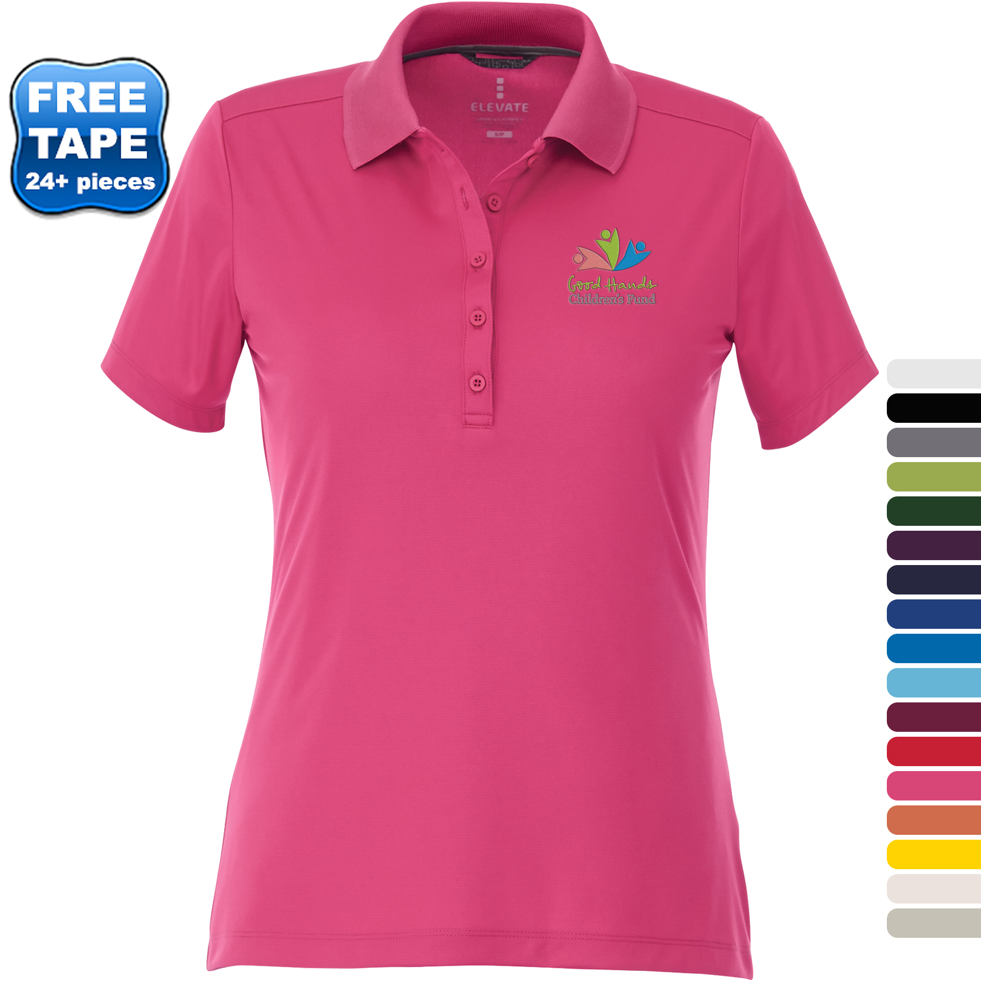 Product Photo 1 Dade Textured Knit Ladies' Performance Polo