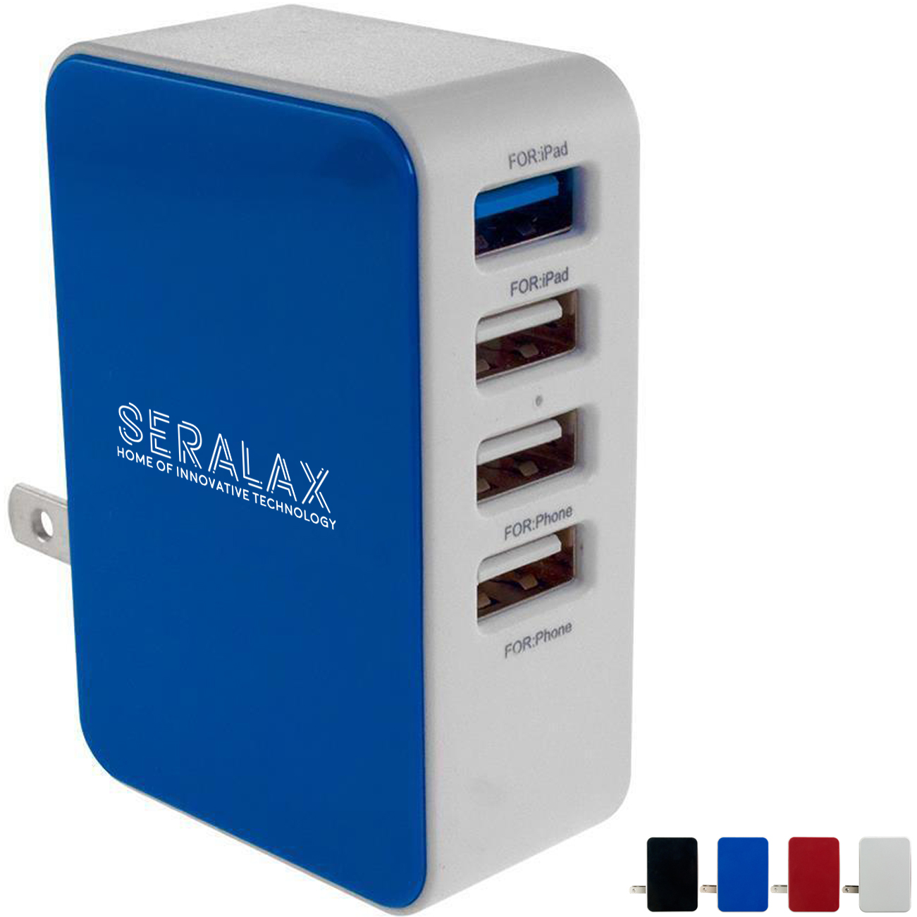 Product Photo 1 Folding 4 Port Wall Charger
