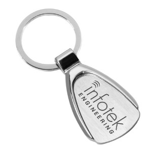 Droplet Chrome Metal Keyholder - IV1210