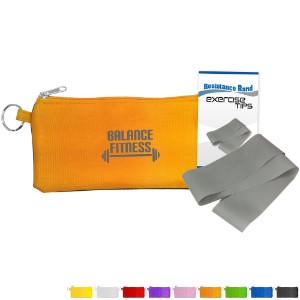 Stretchy Resistance Band With Travel Pouch - AL1640
