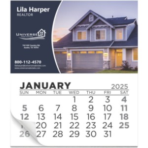 Magnet with 12 Month Calendar Pad - MG9325