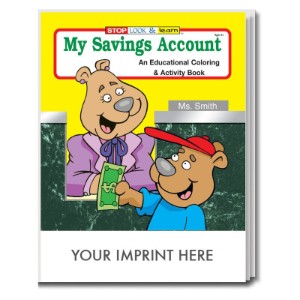 My Savings Account Coloring & Activity Book - CLB305
