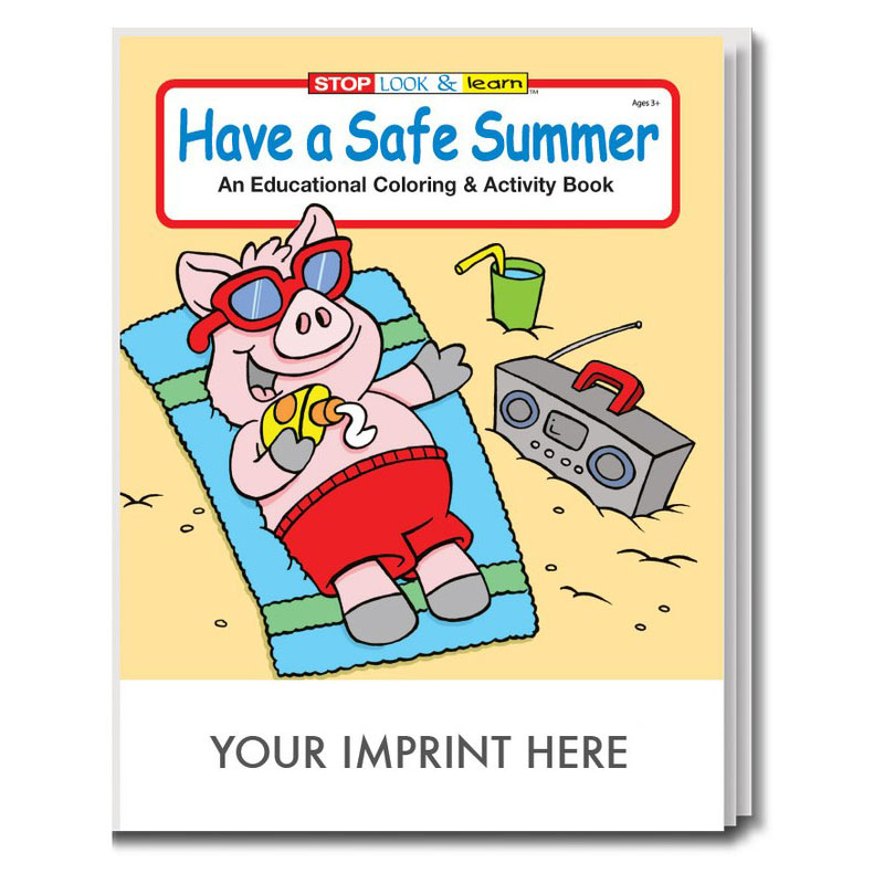 Product Photo 1 Have a Safe Summer Coloring & Activity Book