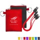 Three-in-One Charging Cable w/ Stretchy Pouch