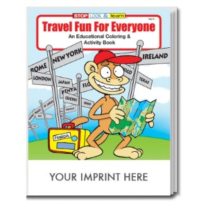 Travel Fun For Everyone Coloring & Activity Book - CLB655