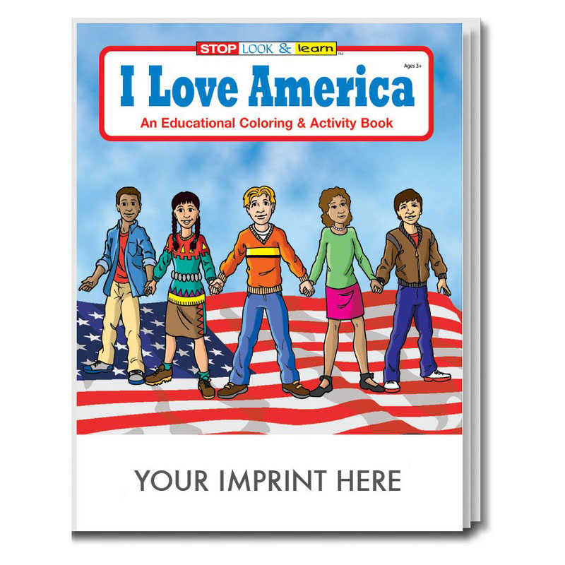 Product Photo 1 I Love America Coloring & Activity Book