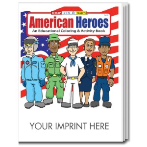 American Heroes Coloring & Activity Book - CLB630