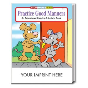Practice Good Manners Coloring & Activity Book - CLB660