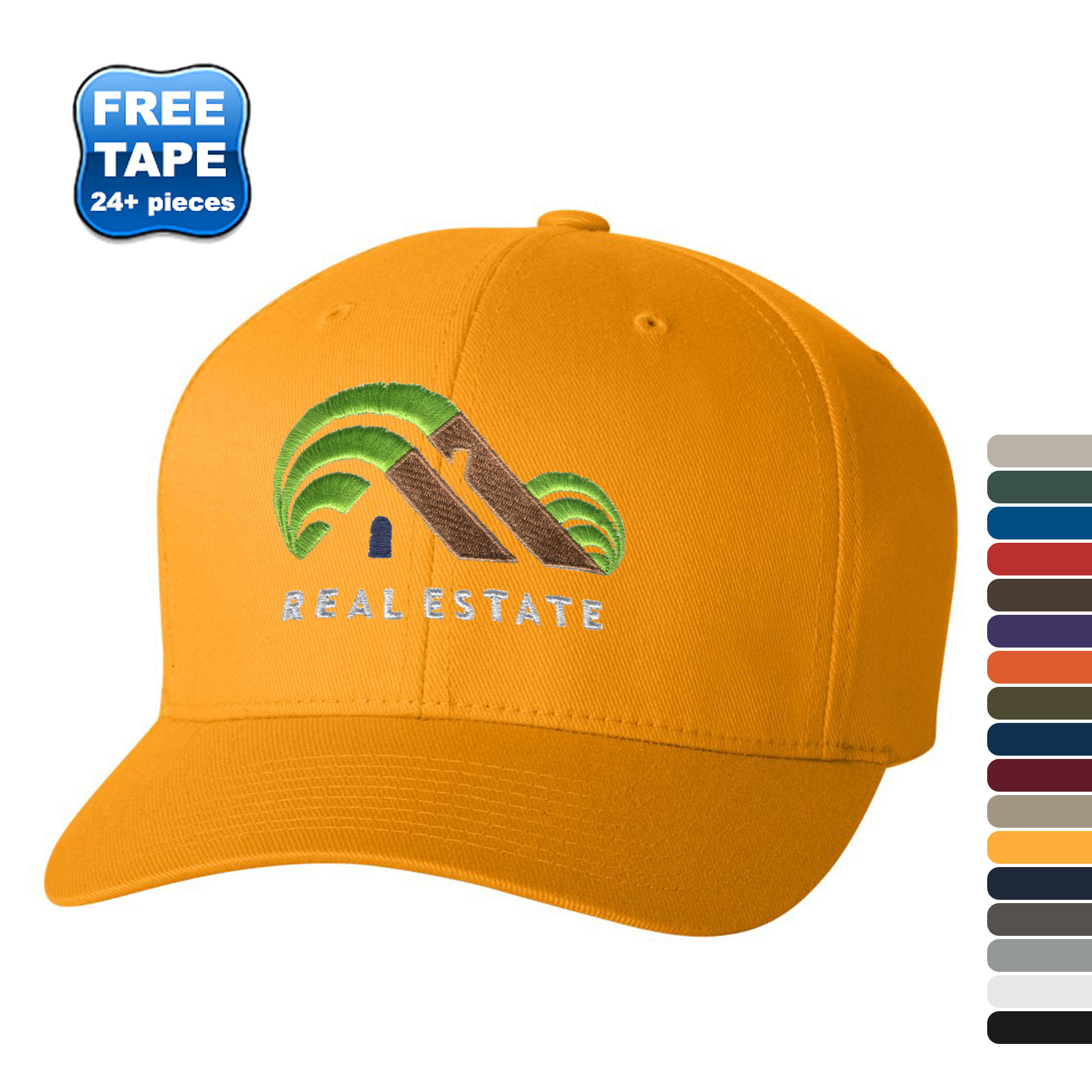 Product Photo 1 Flexfit® Wooly Twill Constructed Fitted Cap