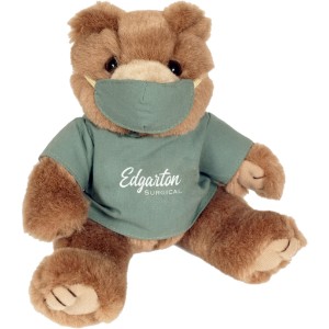 Green Scrub Plush Bear, 8" - YT1035