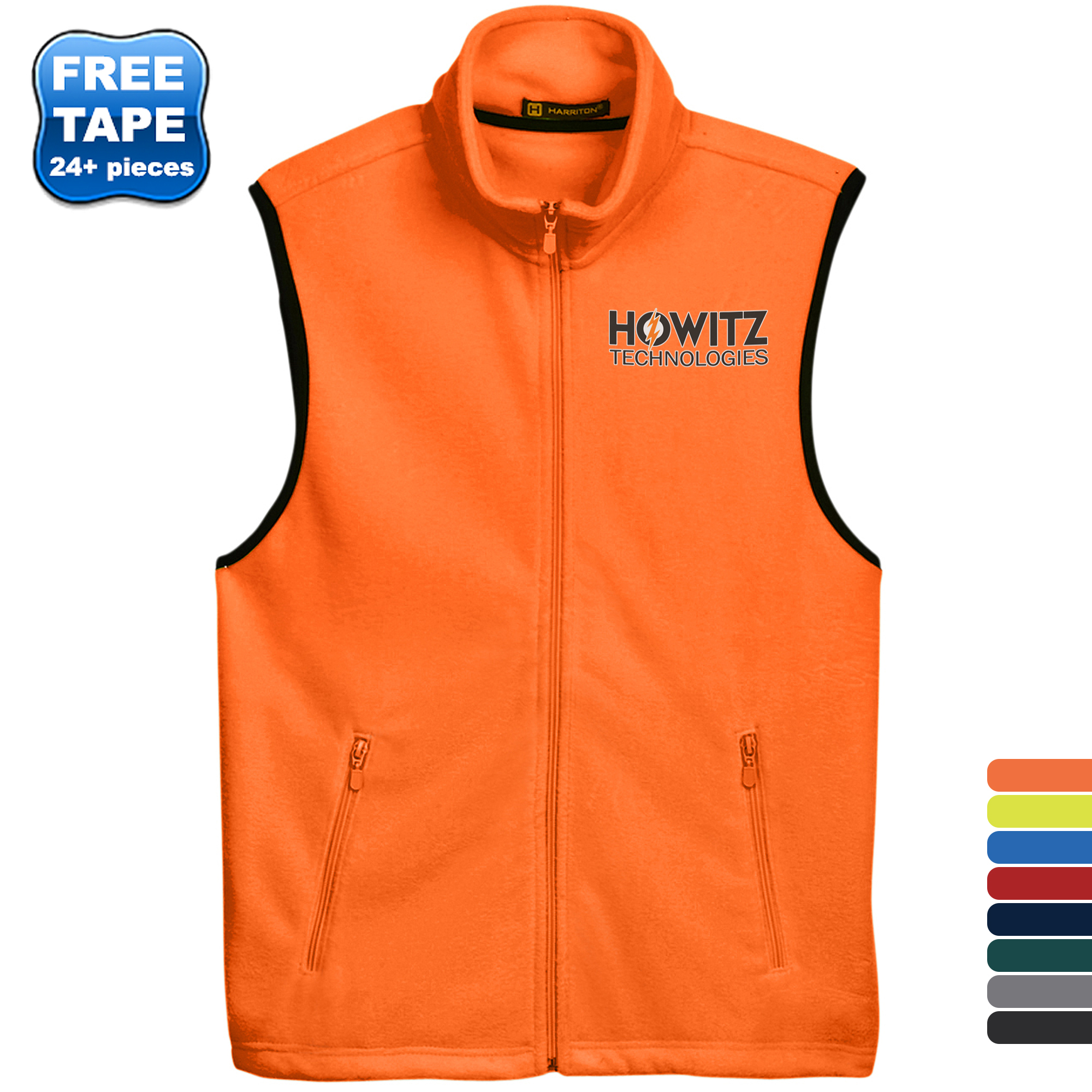 Product Photo 1 Harriton® Fleece Unisex Vest