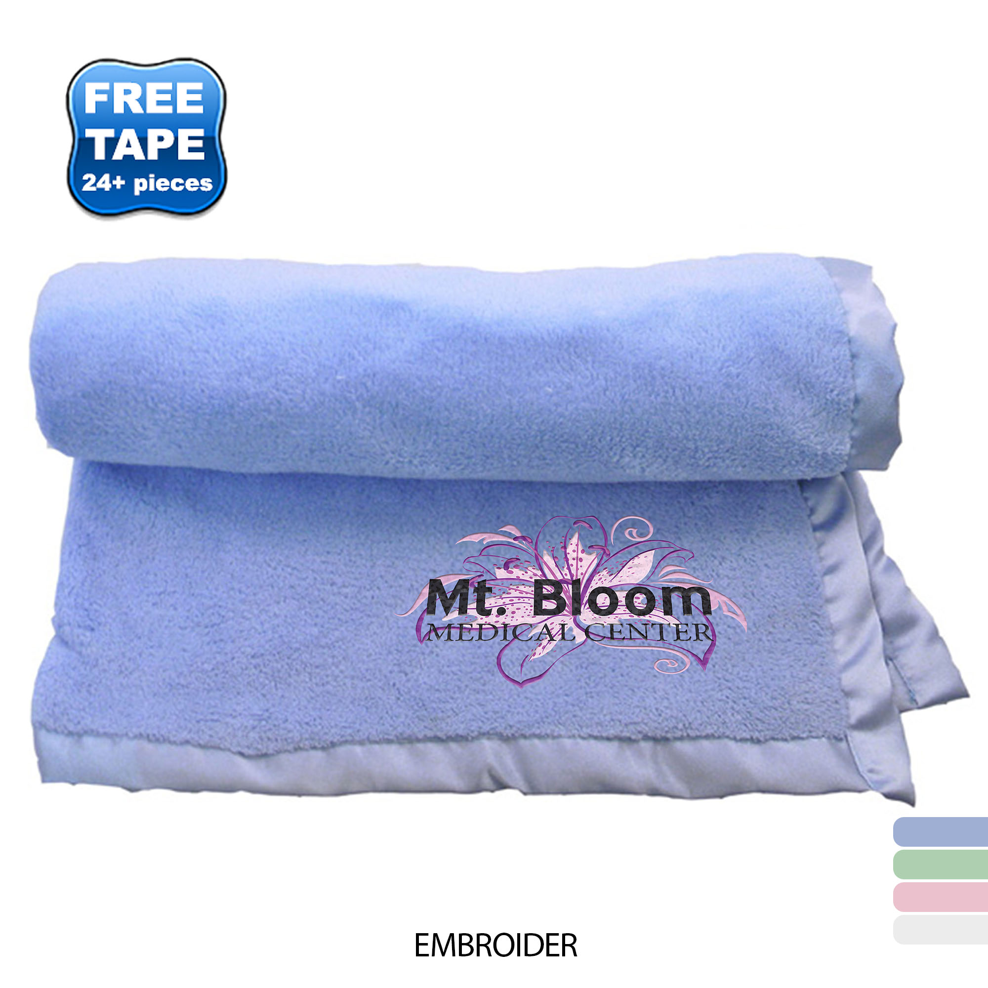 Product Photo 1 Deluxe Plush Baby Blanket, 30" x 40"