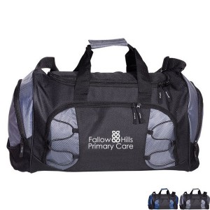 Diamond 600D Polyester Athletic Duffle Bag, 17" - PM2691