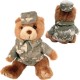 Digital Camo Plush Bear, 8"