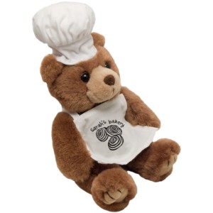 Chef Plush Bear, 8" - YT1060