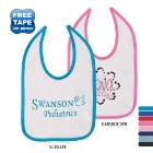 Photo 9 Rabbit Skins® Ringspun Cotton Jersey Contrast Color Infant Bib