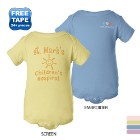 Photo 5 Rabbit Skins® Pastels Ringspun Cotton Lap Shoulder Infant Creeper