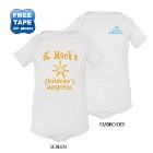 Photo 2 Rabbit Skins® Fine Jersey Lap Shoulder Infant Creeper, White