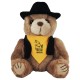 Cowboy Plush Bear, 8"