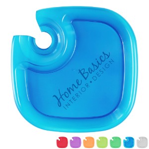 Translucent Wine and Snack Tray - EV1109