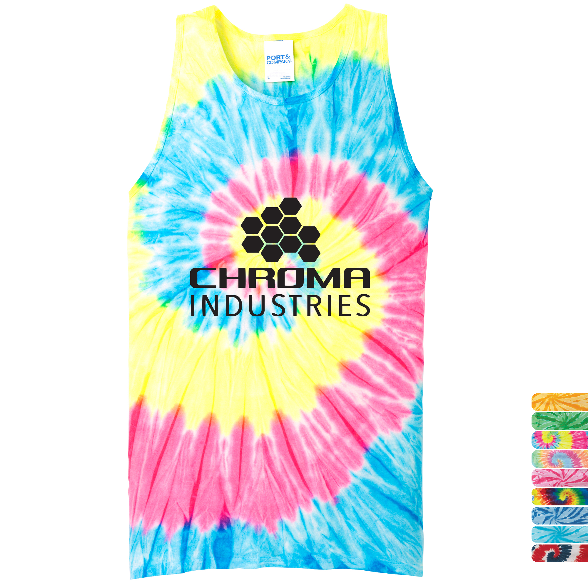 Product Photo 1 Port & Company® Essential Tie-Dye Men's Tank