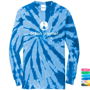 Port & Company® Essential Tie-Dye Men's Long Sleeve Tee - WJ2392