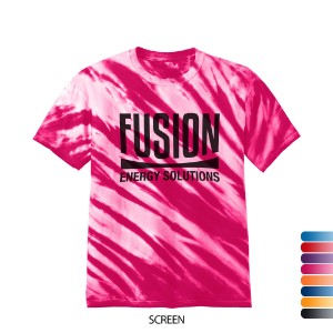 Port & Company® Essential Tiger Stripe Tie-Dye Men's Tee - WJ2384