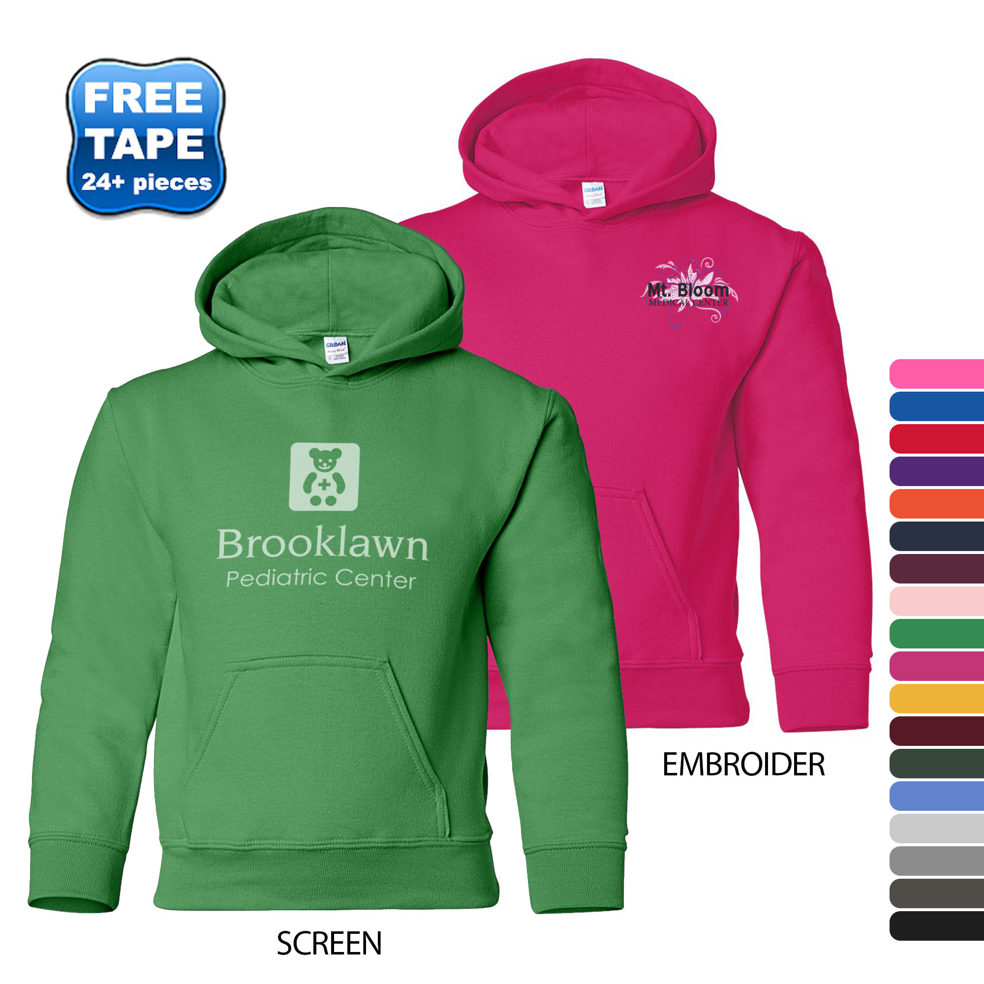 Product Photo 1 Gildan® Heavy Blend™ Youth Kanga Hoodie