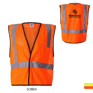 ML Kishigo® Economy Mesh Safety Vest with Velcro Closure - WJ3255