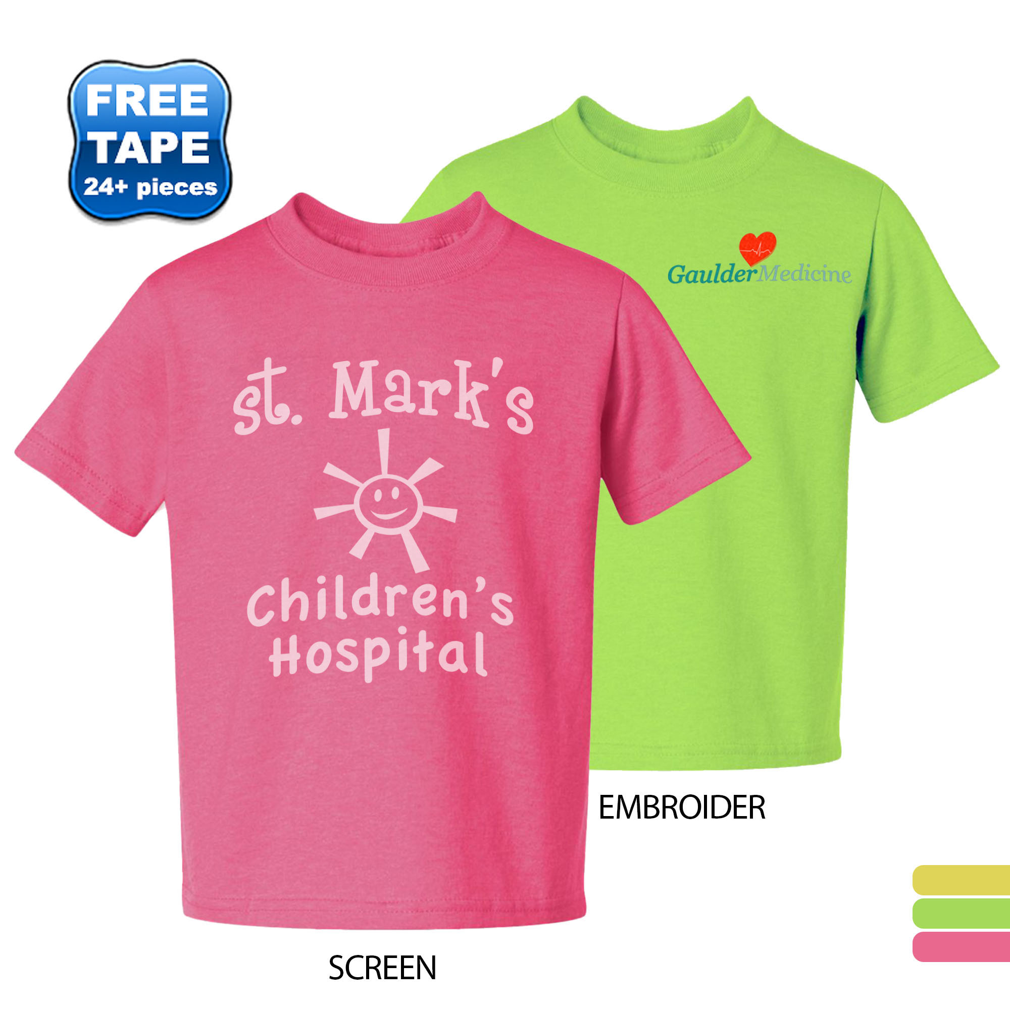 Product Photo 1 JERZEES® Dri-Power® Active 50/50 Youth Performance Tee, Neons