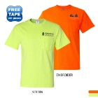 Photo 3 JERZEES® Dri-Power® Active 50/50 Men's Performance Pocket Tee, Safety Colors
