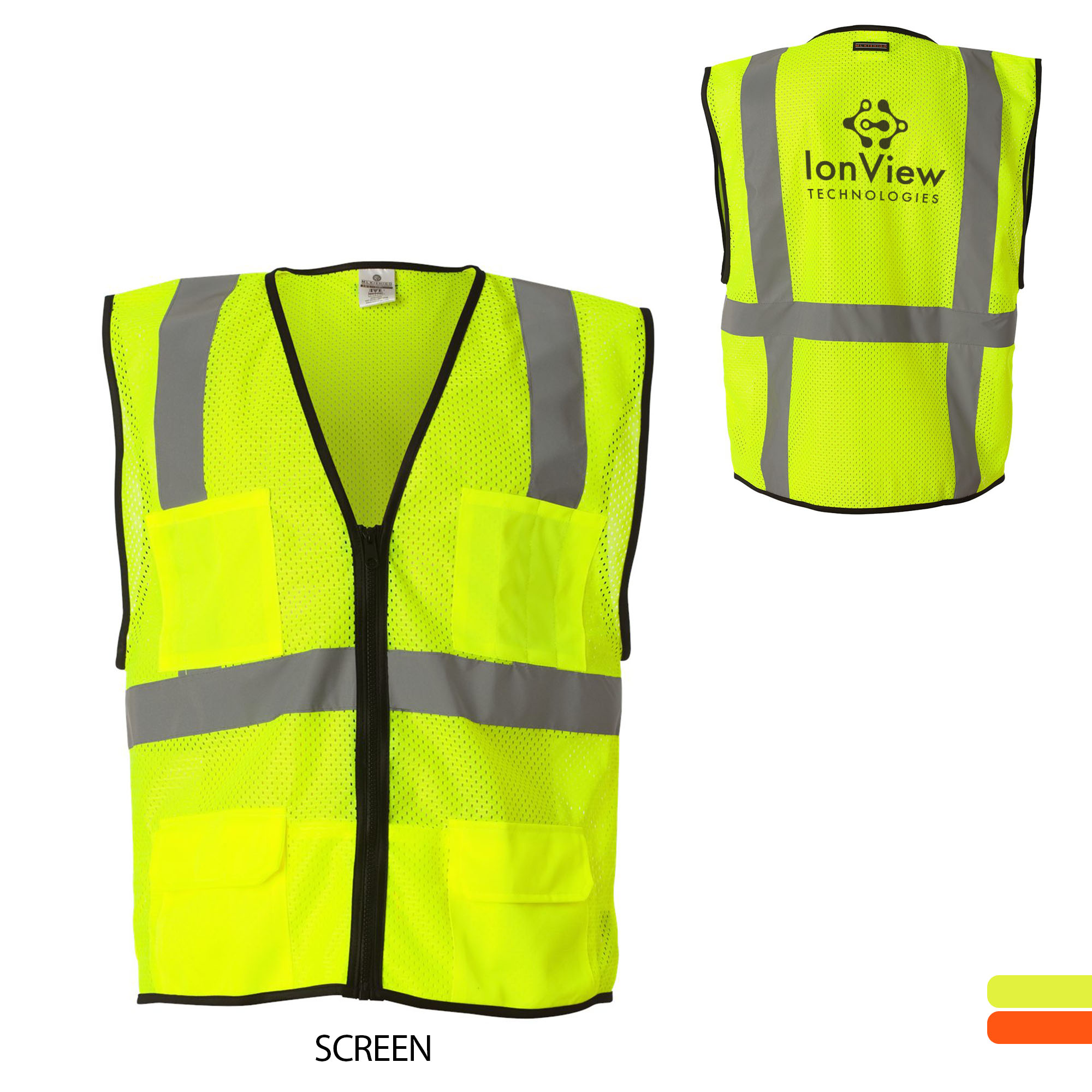 Product Photo 1 ML Kishigo® Economy Mesh Safety Vest with Six Pockets
