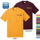 Photo 4 Port & Company® 50/50 Cotton/Poly Men's Pocket Tee