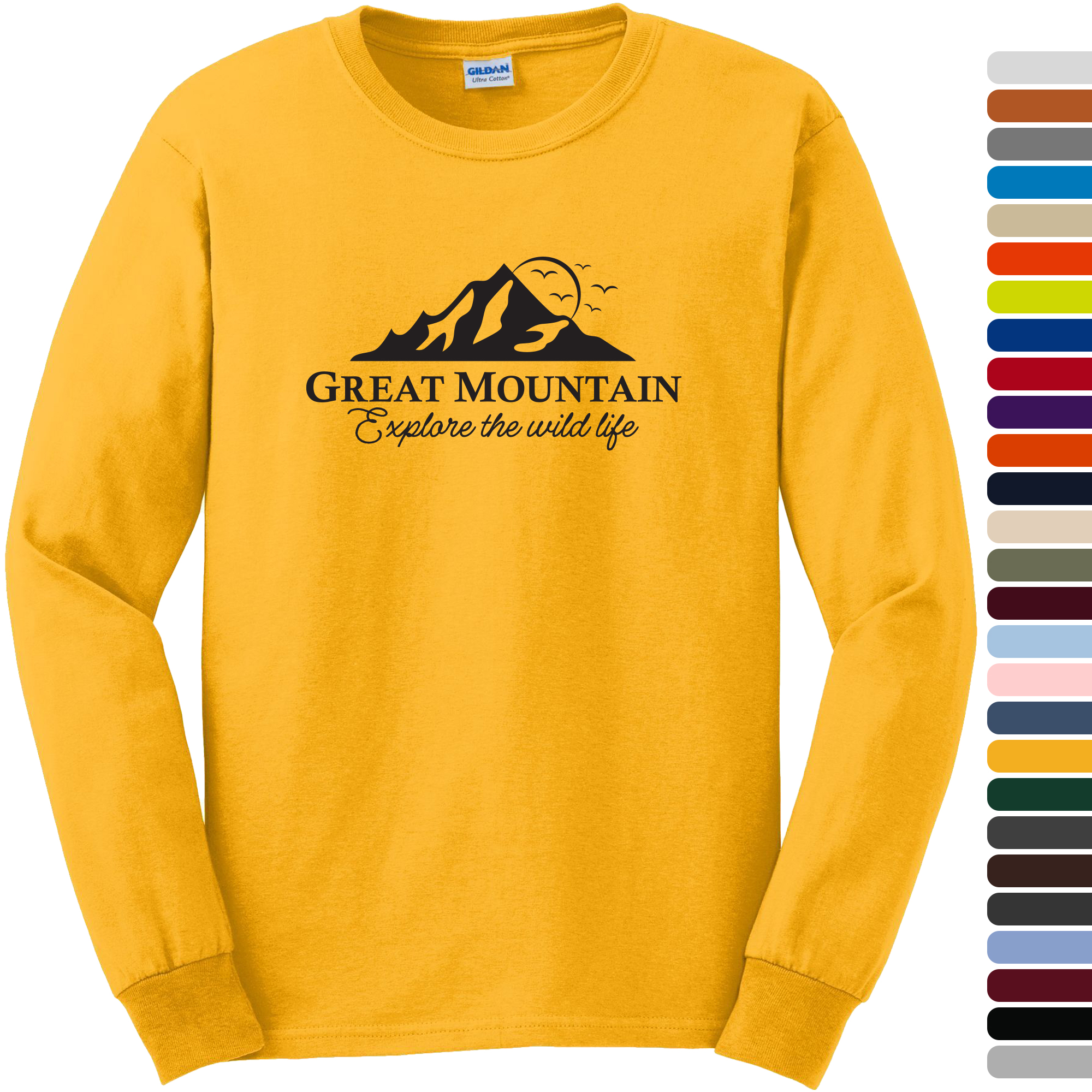 Product Photo 1 Gildan® Ultra Cotton® 100% Cotton Unisex Long Sleeve Tee