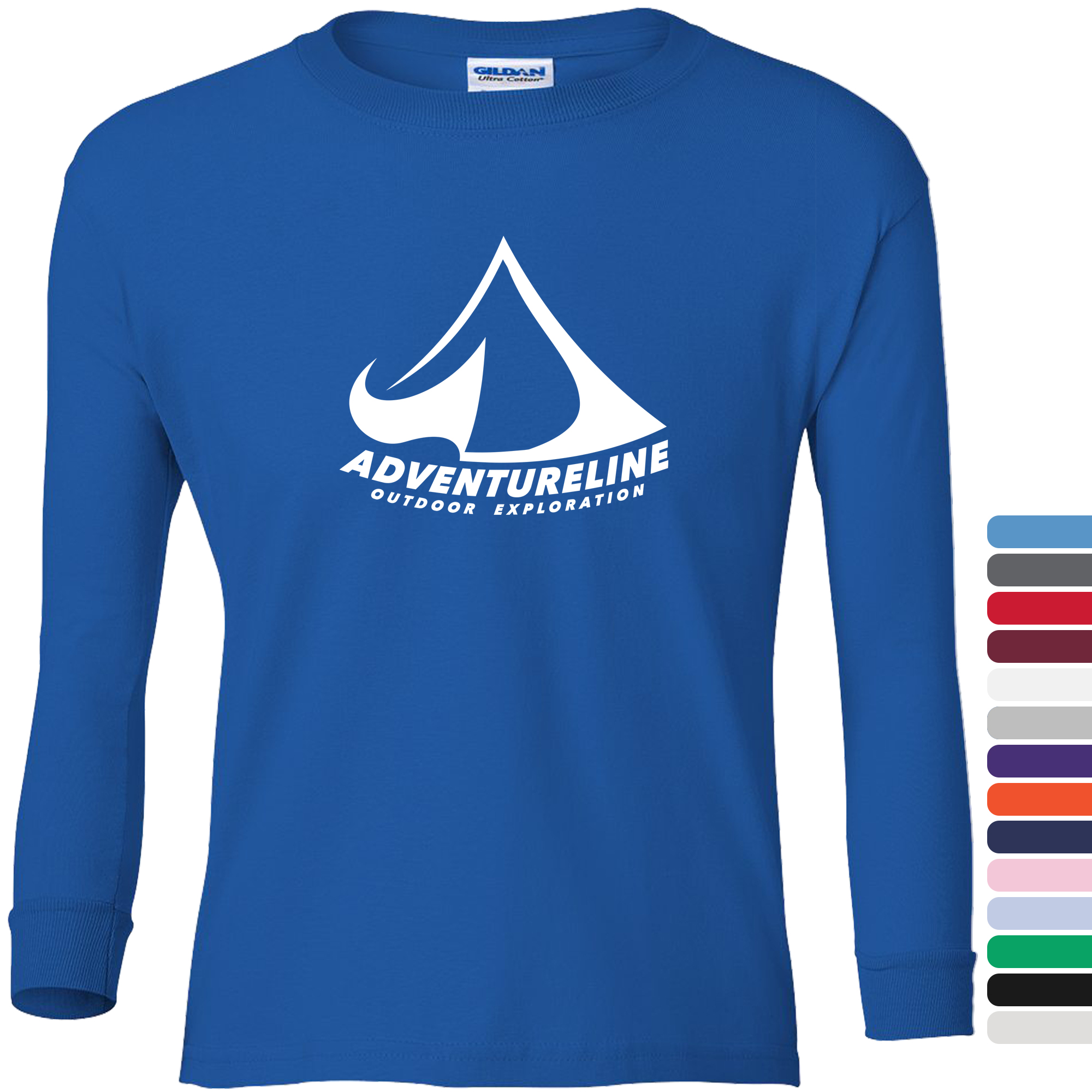 Product Photo 1 Gildan® Ultra Cotton™ 100% Cotton Youth Long Sleeve Tee