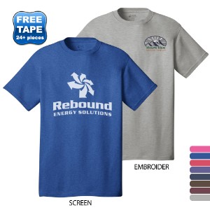 Port & Company® 50/50 Heathered Men's Tee - WJ2372