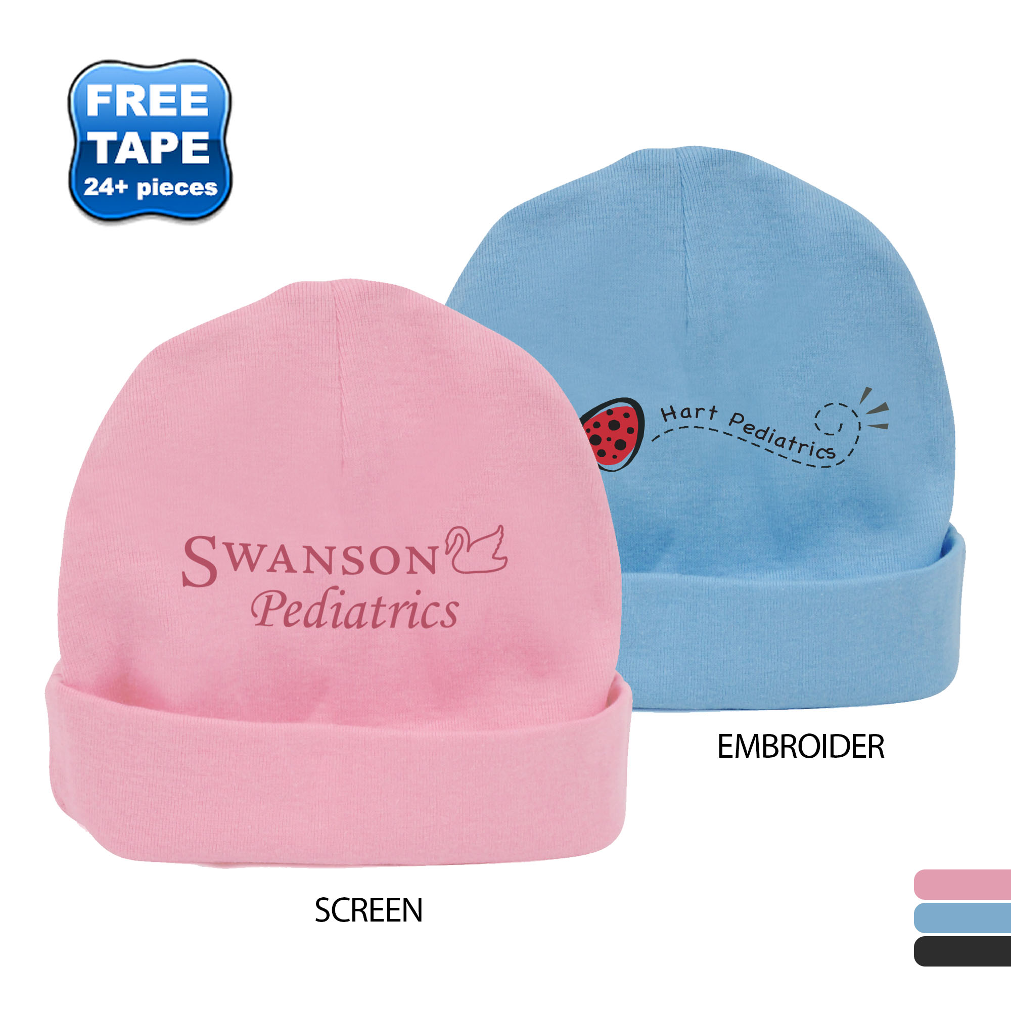 Product Photo 1 Rabbit Skins® Ringspun Cotton Infant Cap, Colors