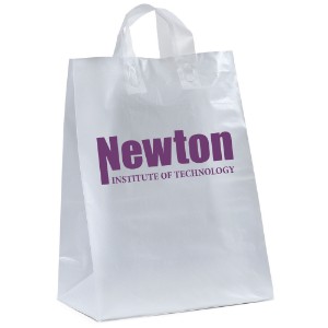 Frosted Clear Shopper, 13" x 17" - BA2166