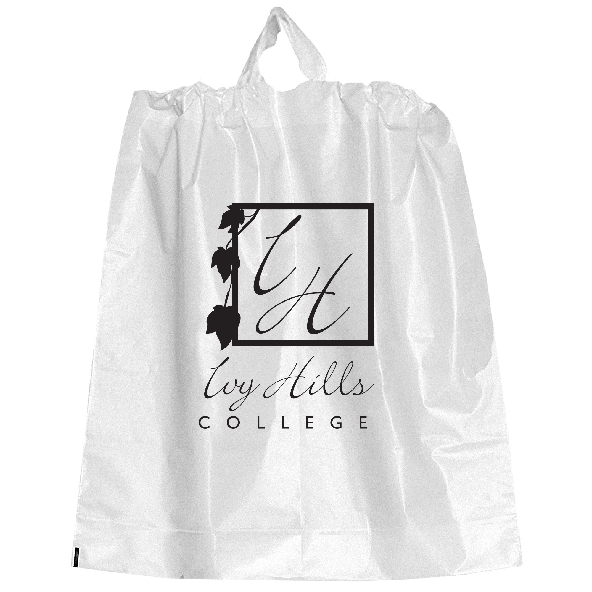 Product Photo 1 Poly Drawstring Plastic Bag, 18" x 20"